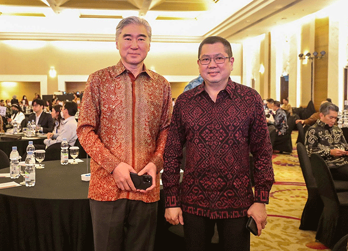 Peluncuran Bloomberg Technoz di Hotel JS Luwansa, Jakarta, Kamis (2/3/2023).