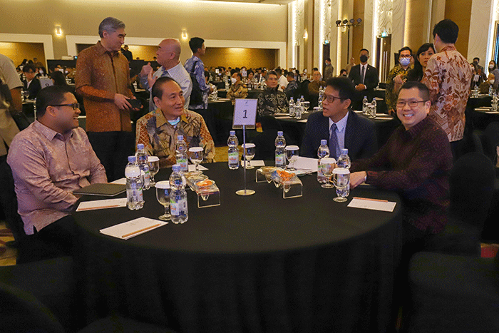 Peluncuran Bloomberg Technoz di Hotel JS Luwansa, Jakarta, Kamis (2/3/2023).