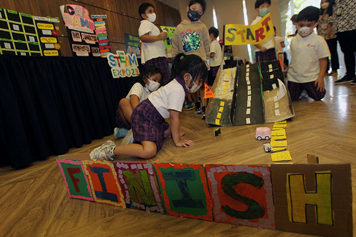 STEAM Expo 2023 di Sampoerna Academy, Jakarta, Jumat (3/3/2023).