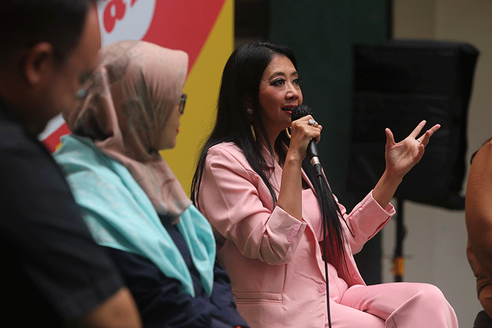 Festival Gembira Belajar 2023 di Sekolah Cakra Buana Sawangan, Depok Jawa Barat, Sabtu (4/3/2023).