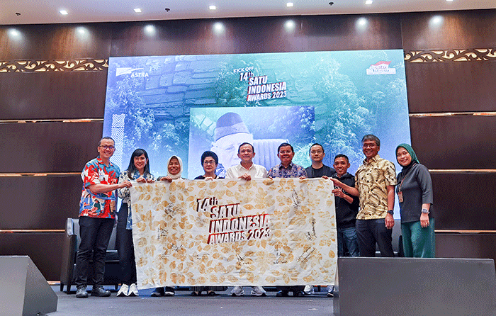 Kick Off 14th SATU Indonesia Awards 2023 di Jakarta, Senin (6/3/2023).