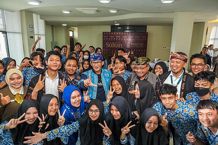 Menparekraf Sandiaga Uno menyebut 