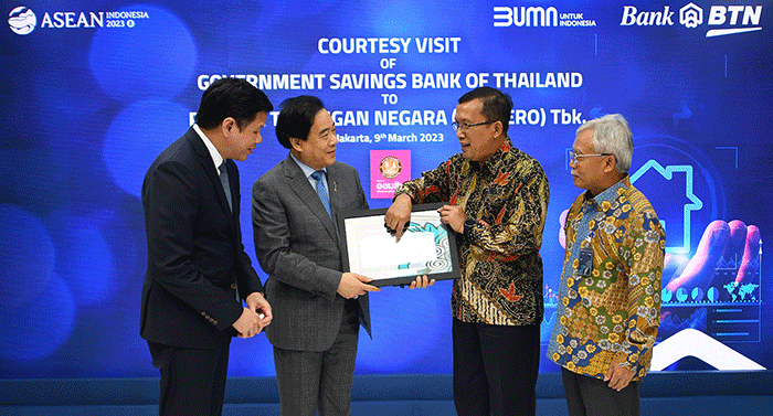 Bank BTN menerima kunjungan Government Savings Bank yang merupakan bank asal Thailand.
