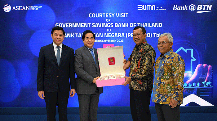 Bank BTN menerima kunjungan Government Savings Bank yang merupakan bank asal Thailand.