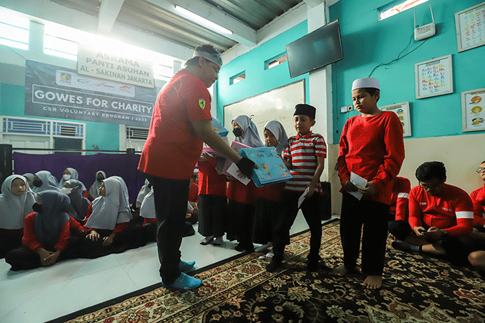 Kegiatan ini sebagai tanggung jawab departemen Corporate Social Responsibility atau yang biasa disebut dengan CSR PT Pamapersada Nusantara terhadap konsumen.