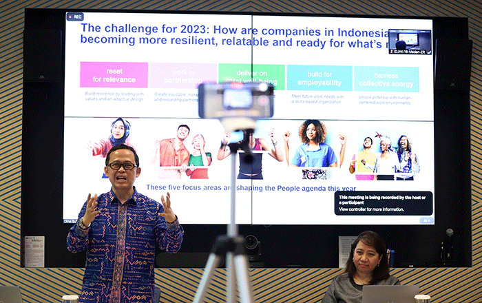 Perusahaan Indonesia Perlu Tingkatkan Aspek Fleksibilitas Kerja dan Kesejahteraan Karyawan Dibandingkan Negara Lain di Jakarta, Senin (20/3/2023).