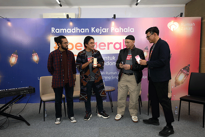 Konferensi Pers Ramadan Kejar Pahala #BergerakNyata Untuk Indonesia di Jakarta, Selasa (21/3/2023).