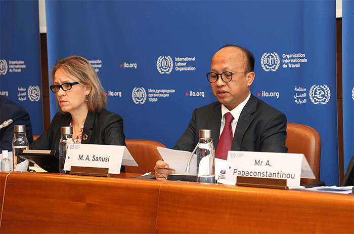 Pertemuan mitra pembangunan program unggulan global International Labour Organization (ILO).