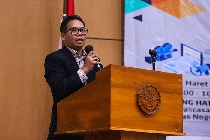 Celebrities.id Goes To Campus di Universitas Negeri Jakarta, Senin (27/3/2023).