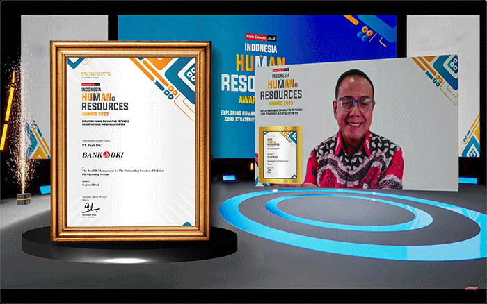 Indonesia Human Resources Awards 2023 secara daring, Kamis (30/3/2023).