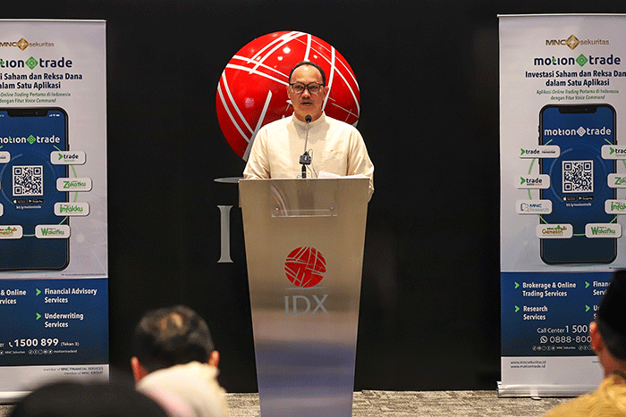 Puncak MNC Syariah Investment Festival 2023 di Main Hall Bursa Efek Indonesia, di Jakarta, Rabu (5/4/2023).