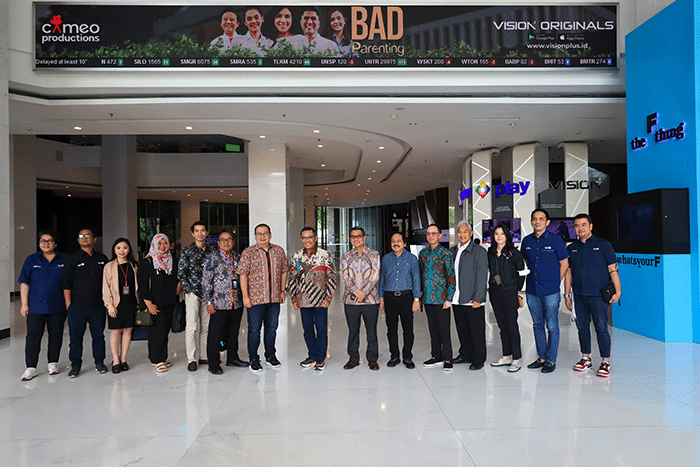 Pembukaan Bazaar Minyak Goreng di iNews Tower, MNC Center, Kebon Sirih, Jakarta Pusat, Kamis (6/4/2023).
