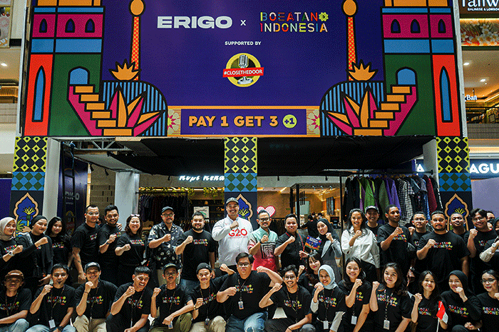 Erigo X Boeatan Lokal bertujuan mengajak masyarakat membangun kesadaran untuk mencintai dan membeli pakaian jadi atau busana produksi dalam negeri.