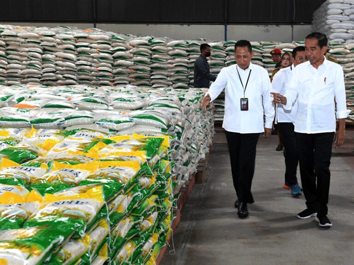 Presiden Jokowi Luncurkan Penyaluran Cadangan Beras Pemerintah Untuk ...