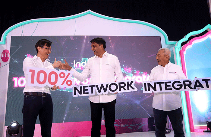 Indosat telah mencapai 100% dalam mengintegrasikan jaringannya dengan teknologi Multi Operator Core Network (MOCN).