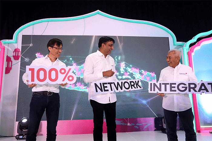 Indosat telah mencapai 100% dalam mengintegrasikan jaringannya dengan teknologi Multi Operator Core Network (MOCN).