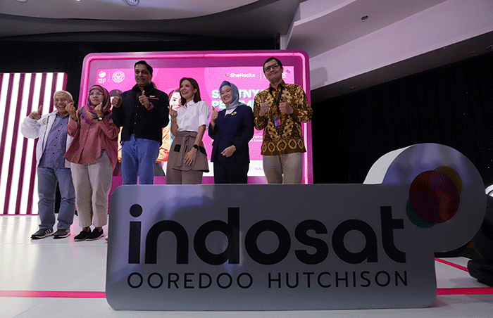 Launching SheHacks 2023 di Jakarta, Jumat (14/4/2023).