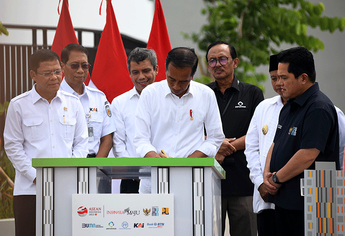 Peresmian Hunian Milenial Untuk Indonesia di Samesta Mahata Margonda, Depok, Jawa Barat.