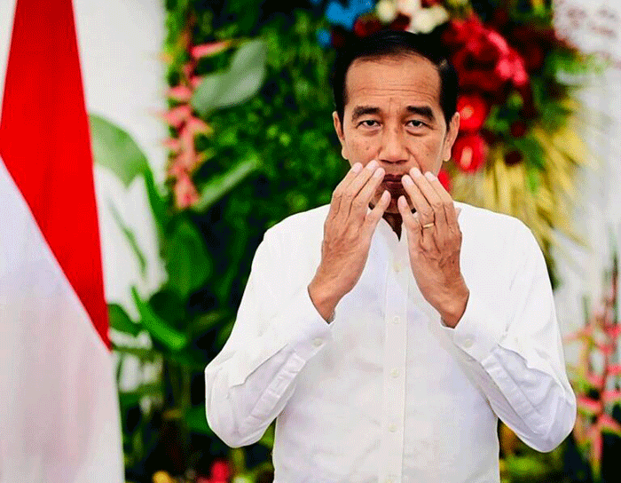 Presiden Jokowi memberikan keterangannya di Istana Kepresidenan Bogor, yang ditayangkan pada kanal YouTube Sekretariat Presiden, Rabu (19/4/2023).