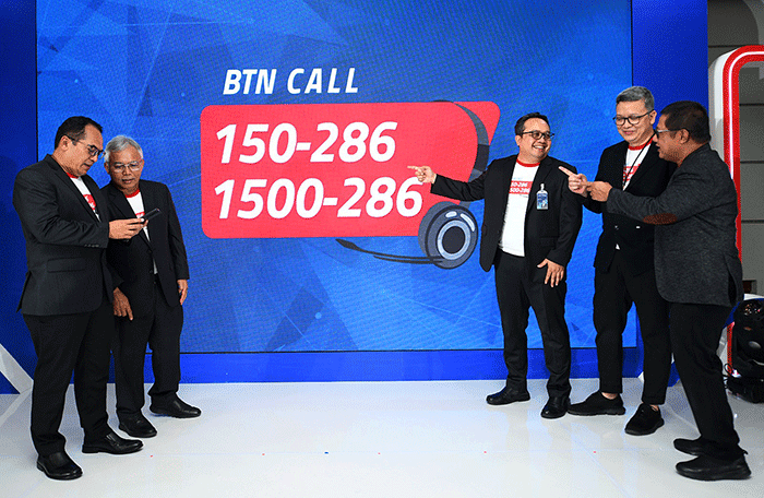 Peluncuran nomor baru BTN Call di Jakarta, Rabu (3/5/2023).