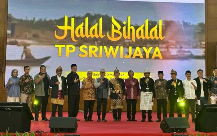Sejumlah tokoh nasional hadir pada acara halal bihalal TP Sriwijaya.