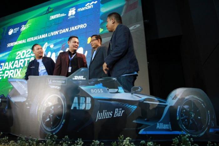 Livin' by Mandiri bekerja sama dengan Jakpro untuk penjualan tiket 2023 Jakarta E-Prix melalui fitur Livin' Sukha.
