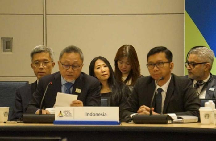 Mendag Zulkifli Hasan menghadiri Pertemuan Para Menteri Perdagangan Kerja Sama Ekonomi Asia Pasifik di Detroit, Amerika Serikat, Jumat (26/5/2023).