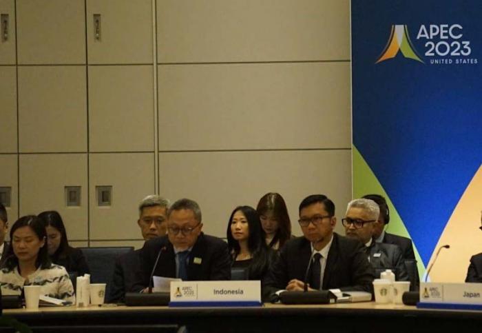 Mendag Zulkifli Hasan menghadiri Pertemuan Para Menteri Perdagangan Kerja Sama Ekonomi Asia Pasifik di Detroit, Amerika Serikat, Jumat (26/5/2023).