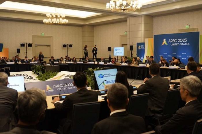 Mendag Zulkifli Hasan menghadiri Pertemuan Para Menteri Perdagangan Kerja Sama Ekonomi Asia Pasifik di Detroit, Amerika Serikat, Jumat (26/5/2023).