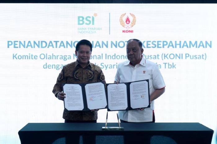 BSI akan bersinergi dengan KONI untuk menyukseskan penyelenggaraan PON XXI/2024 di Sumatera Utara dan Aceh serta dukungan penyelenggaraan FIFA Matchday