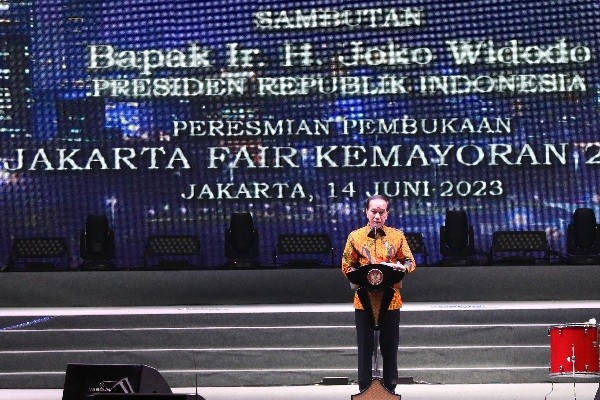 Presiden Jokowi Resmi Buka Jakarta Fair 2023