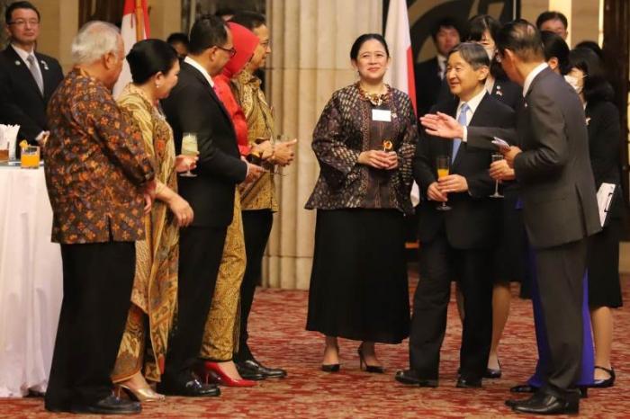 Yang Mulia Kaisar Jepang Naruhito menggelar pertemuan dengan tokoh-tokoh Indonesia.