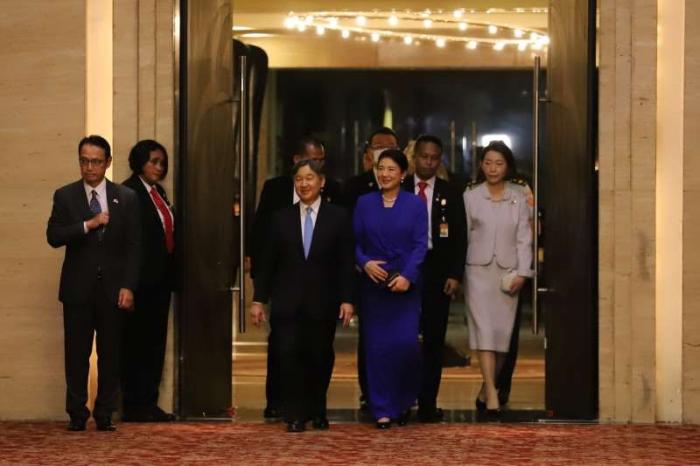 Yang Mulia Kaisar Jepang Naruhito menggelar pertemuan dengan tokoh-tokoh Indonesia.