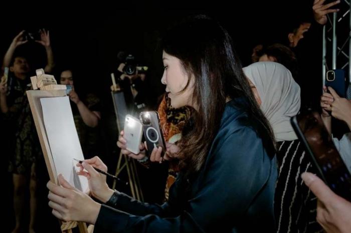 Wamenparekraf Angela Tanoesoedibjo menghadiri pembukaan pameran 