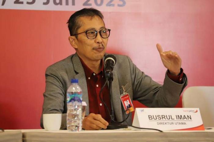 PT Bank Pembangunan Daerah Jawa Timur Tbk (BJTM) membukukan pertumbuhan penyaluran kredit pada semester I 2023.