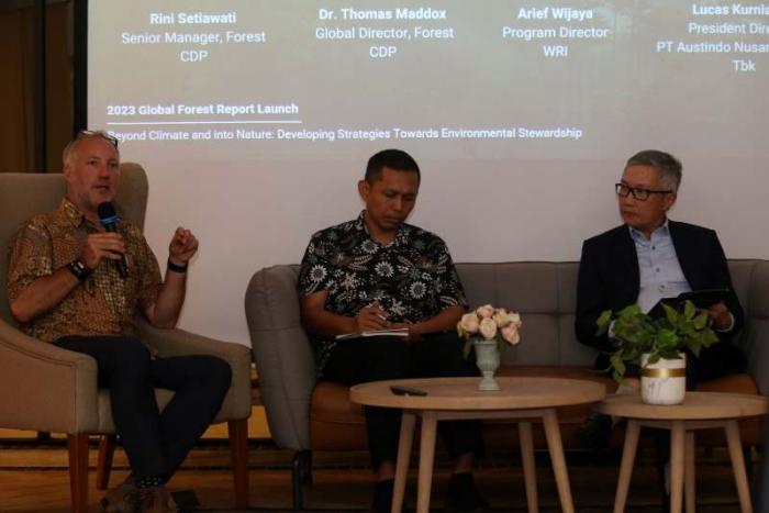 1.043 perusahaan telah melakukan pengungkapan melalui kuesioner hutan CDP di tahun 2022, meningkat 300% dalam lima tahun terakhir.