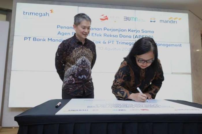 Bank Mandiri menghadirkan tiga reksa dana pilihan dari Trimegah yang dapat diakses melalui fitur Livin' Investasi di SuperApp Livin' By Mandiri.
