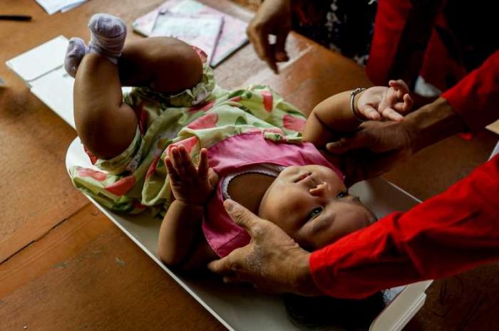 Pemerintah terus berupaya mempercepat penurunan angka stunting secara nasional yang menargetkan sebesar 14 persen di tahun 2024.