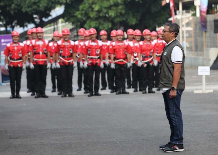 Jelang KTT ke-43 ASEAN di Jakarta, Telkom menggelar Apel Kesiapan Kerja untuk memastikan kesiapan infrastruktur jaringan dan layanan.