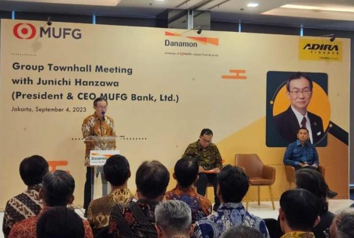 Presiden dan CEO MUFG Bank, Ltd. Junichi Hanzawa melakukan kunjungan pertama kalinya ke Indonesia sejak menjabat dari tahun 2021.