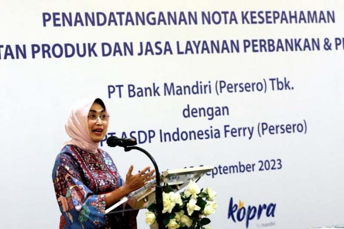 Melalui kolaborasi ini, ekosistem ASDP dapat memanfaatkan berbagai keunggulan layanan perbankan milik Bank Mandiri.