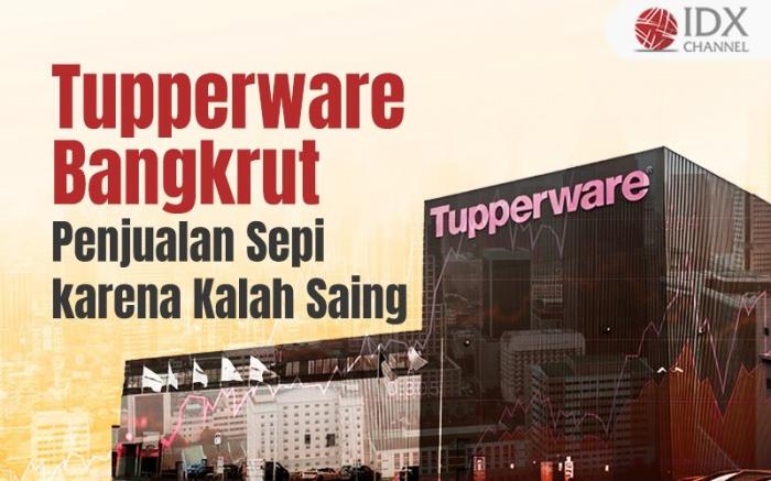 Tupperware Bangkrut, Penjualan Sepi karena Kalah Saing. Grafis: Bayu Airlangga