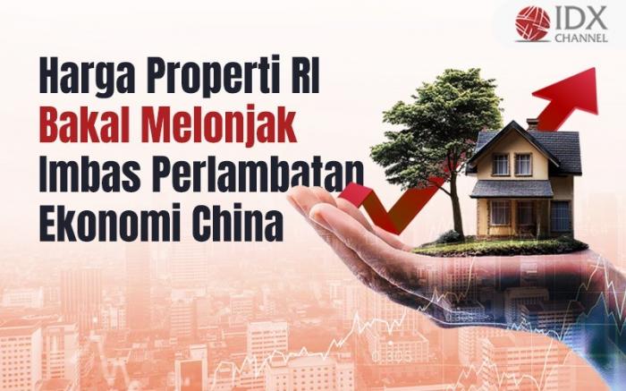 Harga Properti di RI Bakal Melonjak Imbas Perlambatan Ekonomi China. Grafis: Bayu Airlangga