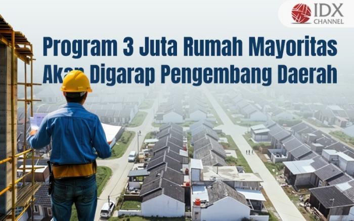 Program 3 Juta Rumah Mayoritas Akan Digarap Pengembang Daerah. Grafis: Bayu Airlangga