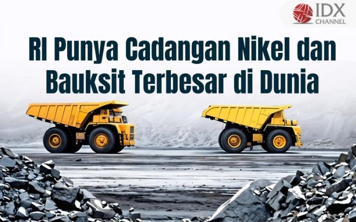 RI Punya Cadangan Nikel-Bauksit Terbesar di Dunia, Cek Faktanya. Grafis: Bayu Airlangga