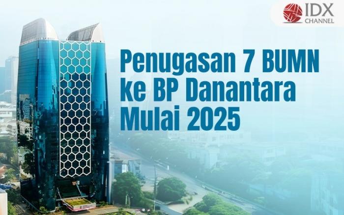 Penugasan Tujuh BUMN Dialihkan ke BP Danantara Mulai 2025. Grafis: Bayu Airlangga