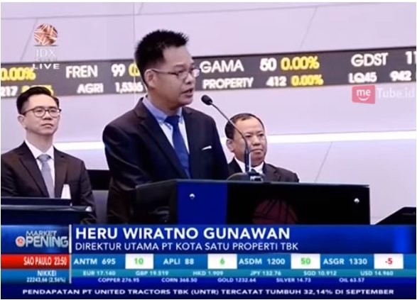 IPO PT Kota Satu Property Tbk