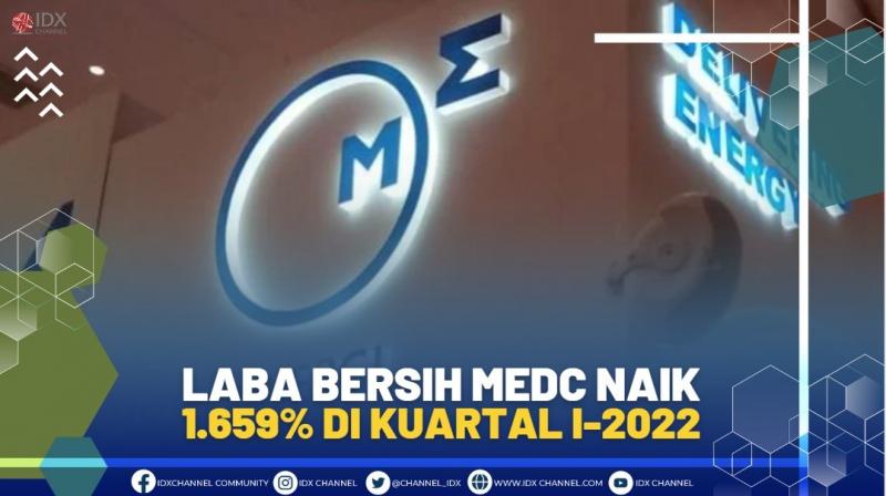 LABA BERSIH MEDC NAIK 1.659% DI KUARTAL I-2022, (SUMBER: IDX CHANNEL)
