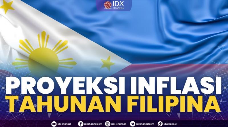 Proyeksi Inflasi Tahunan Filipina,(Sumber: IDX CHANNEL)