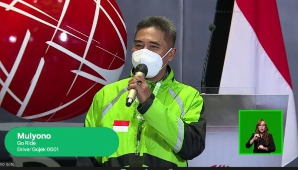 Driver GoJek Pertama Mulyono, 13 Tahun Bergabung dan Dihadiahi 4.000 Lembar Saham GoTo